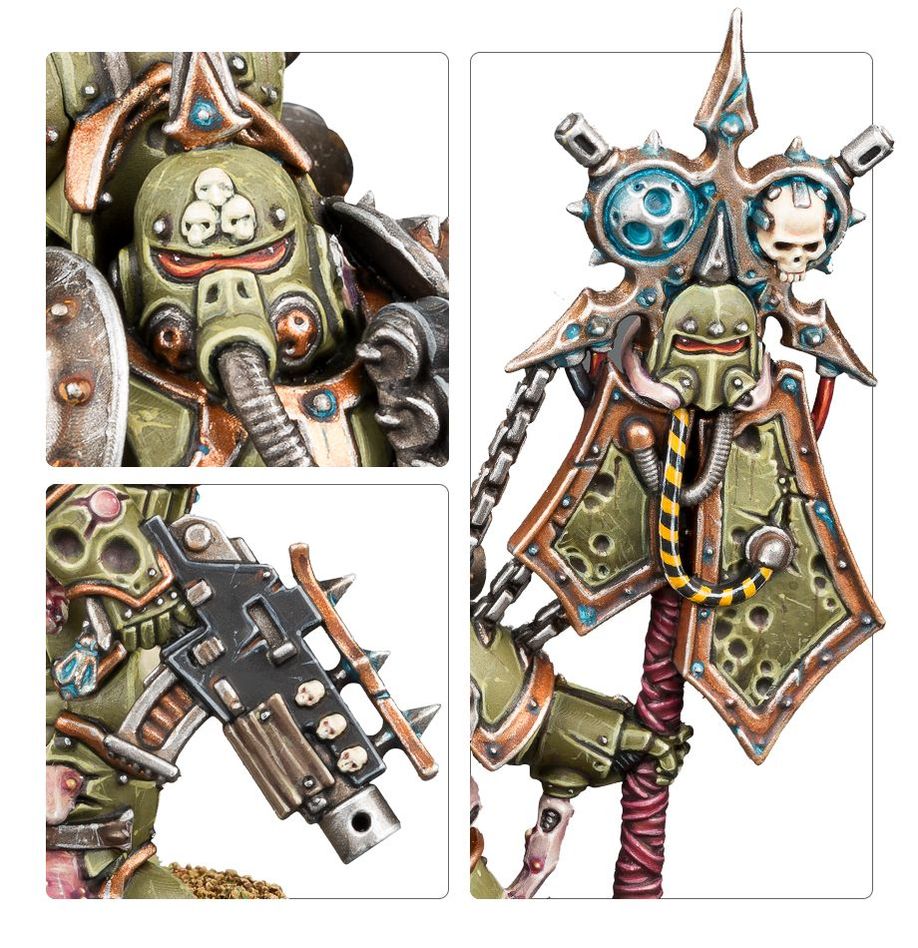 Death Guard - Plague Marine Icon Bearer