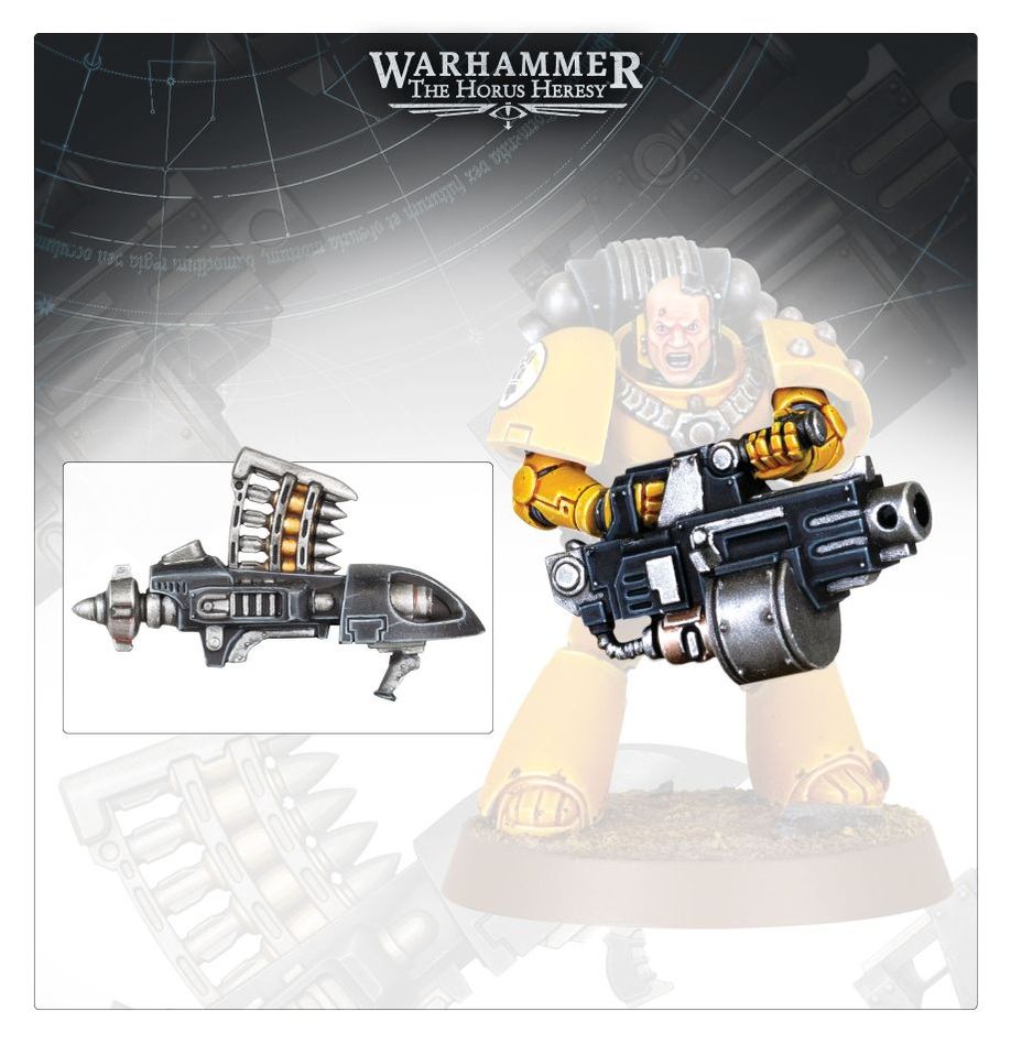 Legiones Astartes - Heavy Weapon Upgrade Set (Missle Launchers & Heavy Bolters)