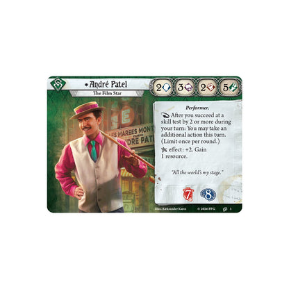 Arkham Horror LCG: Andre Patel - Investigator Deck
