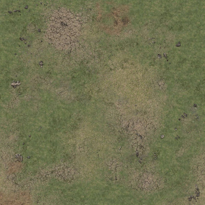 Battle Systems Game Mat - Grassy Fields 3X3