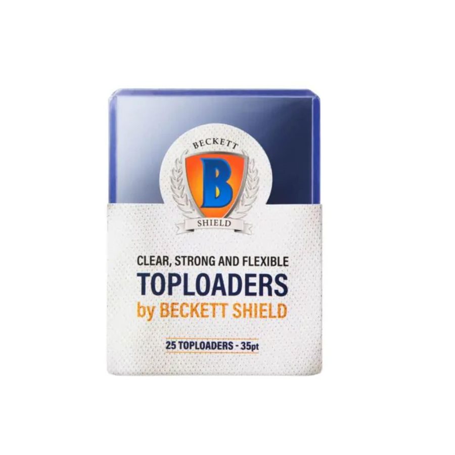 Beckett Shield - 25 Count Toploader (35pt)