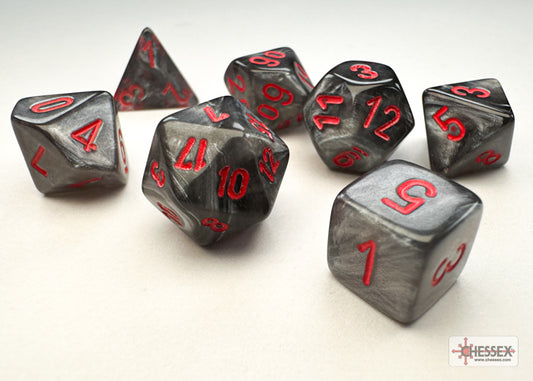 Chessex Mini: Velvet - Black/Red
