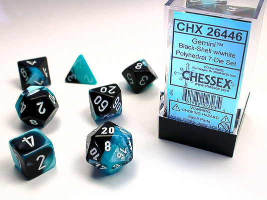 Chessex: Black-Shell/White