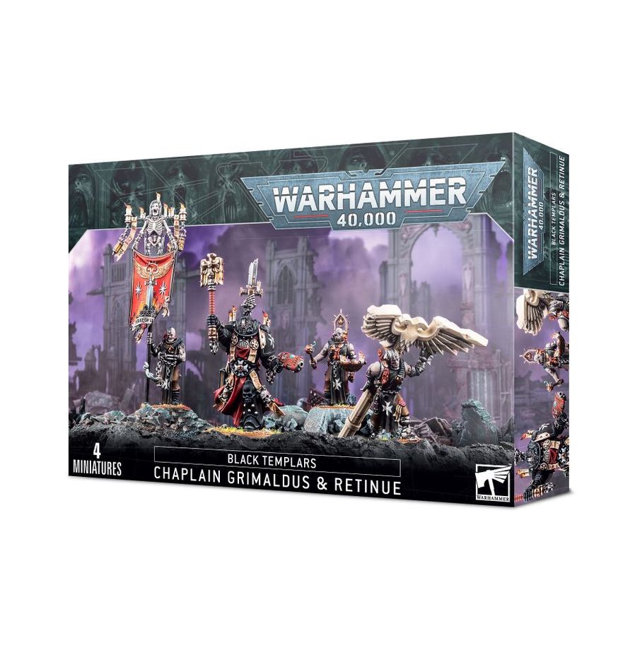 Black Templars - Champlain Grimaldus & Retinue