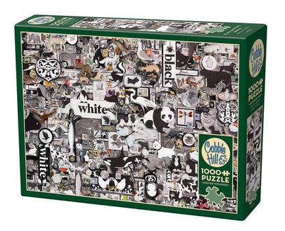 Black and White Animals - 1000 Pieces
