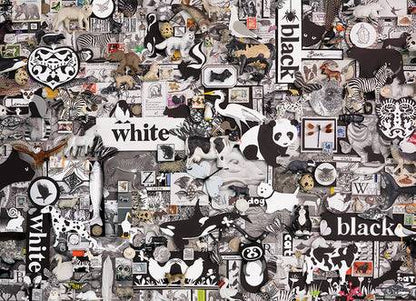 Black and White Animals - 1000 Pieces