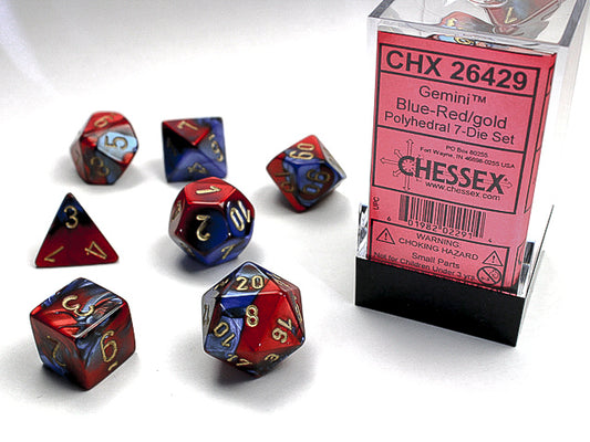 Chessex: Blue-Red/Gold