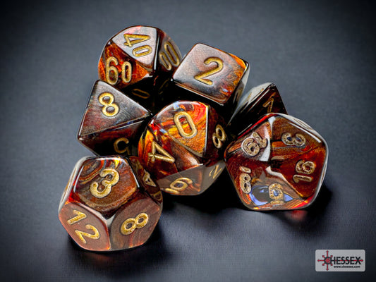 Chessex Mini: Blue Blood/Glod