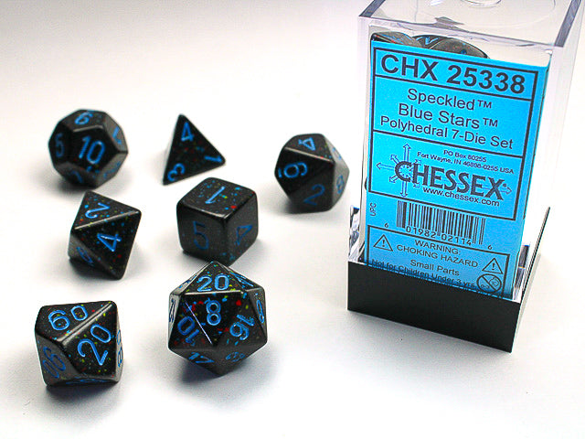 Chessex: Speckled Blue Stars