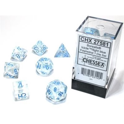 Chessex: Borealis Icicle/Light Blue