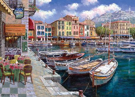 Café in Cassis - 1000 Pieces