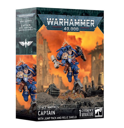 Space Marines - Captain With Jump Pack and Relic Shield