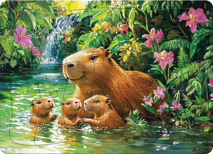 Capybaras Tray Puzzle