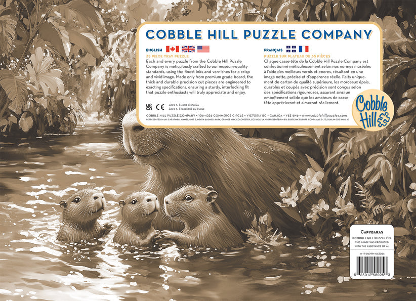 Capybaras Tray Puzzle