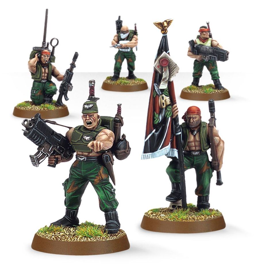 Astra Militarium - Catachan Command Squad