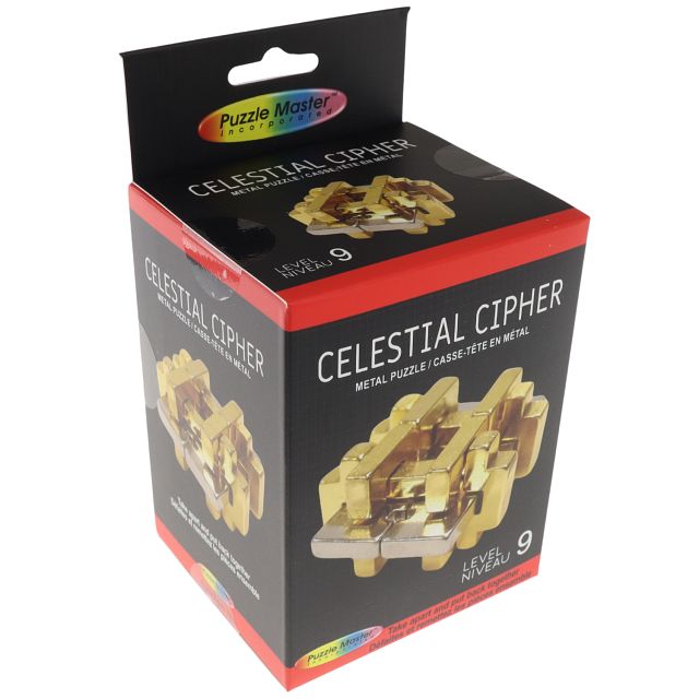 Celestial Cipher Metal Puzzle - Difficulty Level 9/10