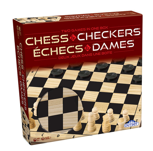 Chess & Checkers (Wooden)