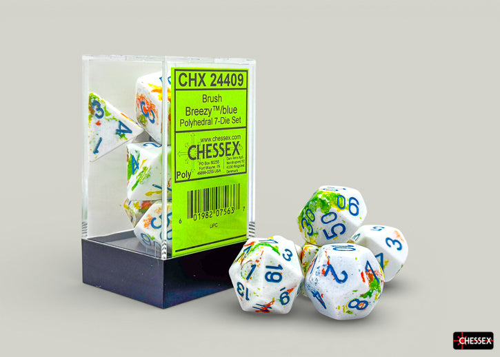 Chessex: Brush Breezy/Blue