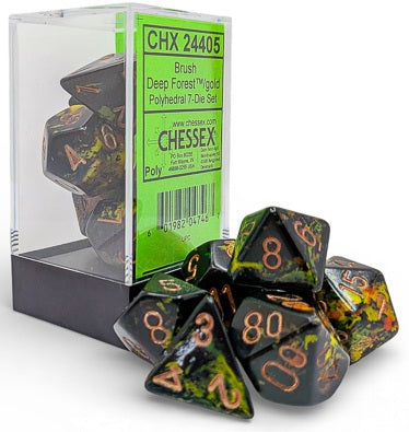 Chessex: Brush Deep Forest/Gold