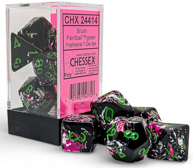Chessex: Brush Paintball/Green