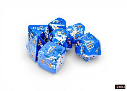 Chessex: Brush Wavebreak/Gold