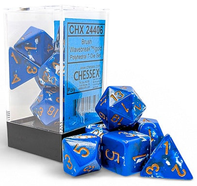 Chessex: Brush Wavebreak/Gold