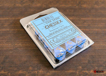 Chessex Ten d10 Pack: Wavebreak/Gold