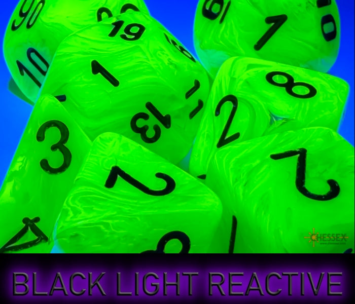 Chessex Mega-Hedral: Vortex Bright Green/Black