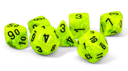 Chessex Mega-Hedral: Vortex Bright Green/Black