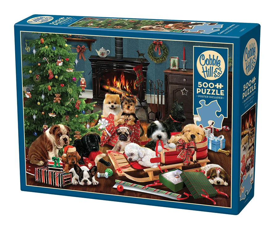 Christmas Puppies - 500 Pieces