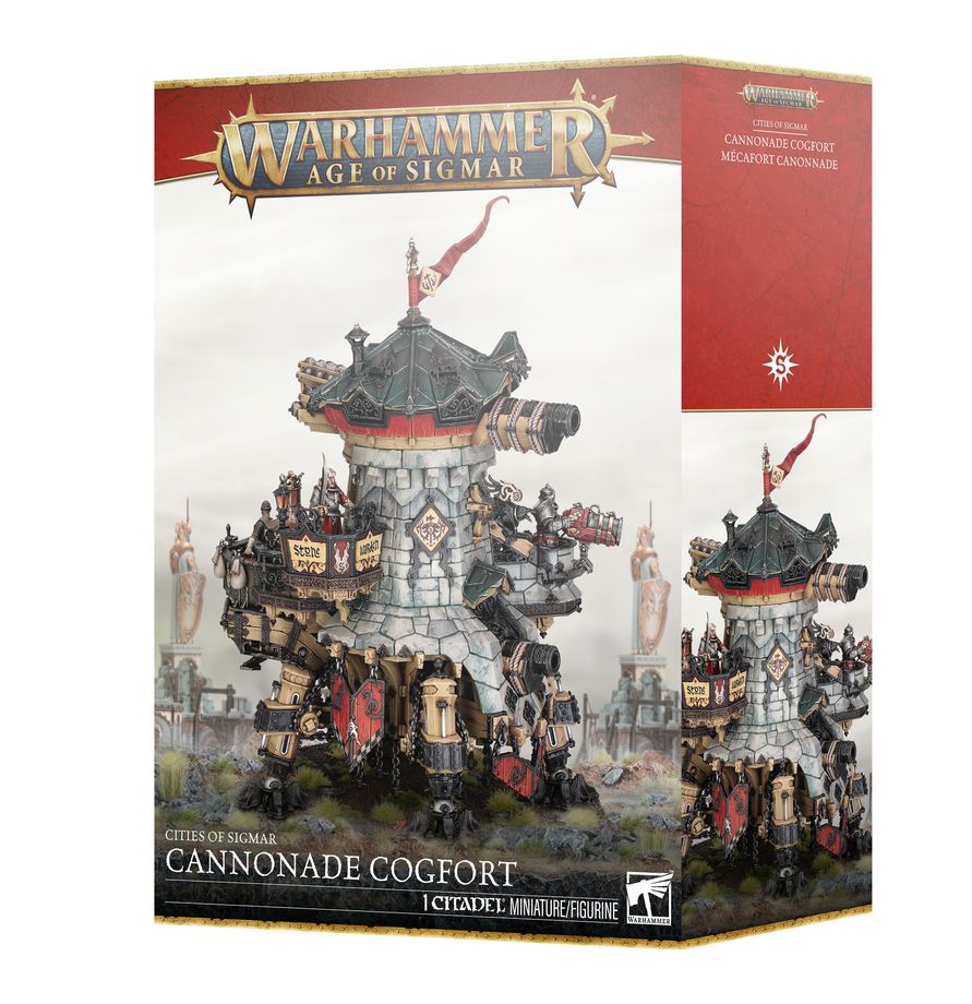 Cities of Sigmar - Cannonade Cogfort / Conqueror Cogfort (Pre-Order for May 30th)