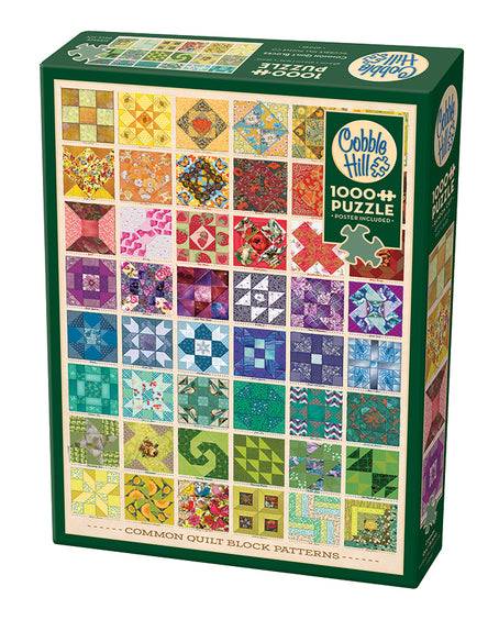 Common Quilt Blocks - 1000 Pieces