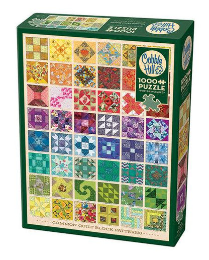 Common Quilt Blocks - 1000 Pieces