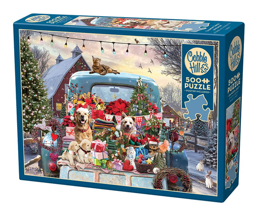 Country Truck in Winter - 500 Pieces