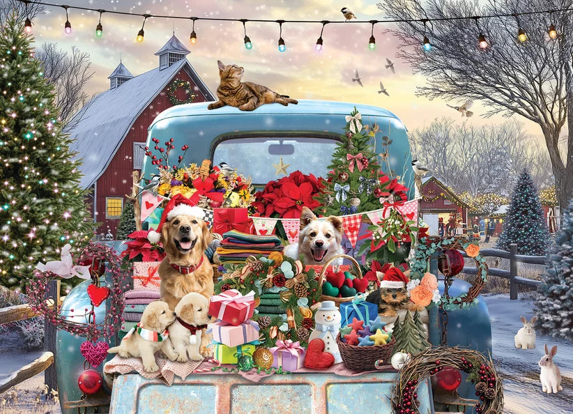 Country Truck in Winter - 500 Pieces