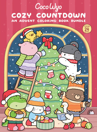 Cozy Countdown Coloring Book Advent Calendar