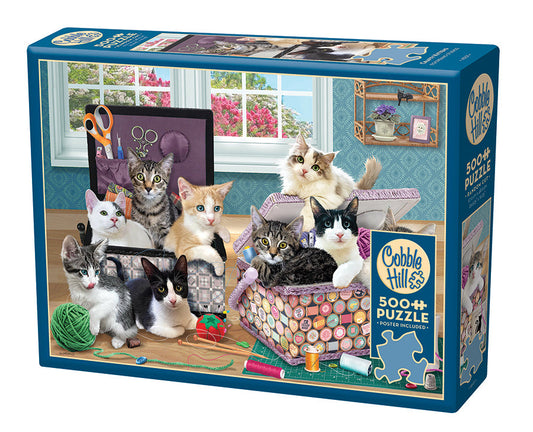 Crafty Kittens - 500 Pieces