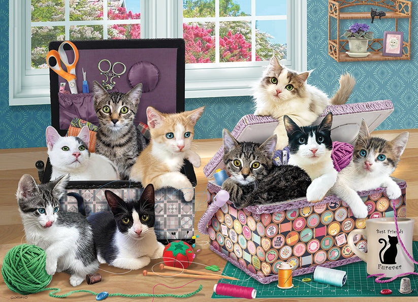 Crafty Kittens - 500 Pieces
