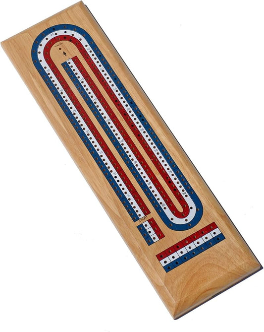 We Games - 3 Track Cribbage Board (Wooden)
