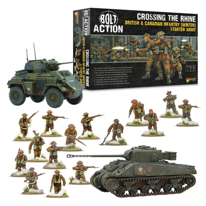 Crossing the Rhine British & Canadian Infantry (Winter) Starter Army