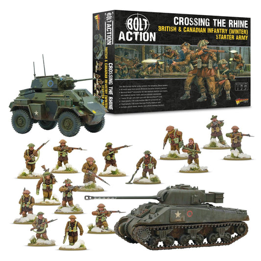 Crossing the Rhine British & Canadian Infantry (Winter) Starter Army