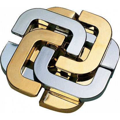Cryptic Cross Metal Puzzle - Difficulty Level 10/10