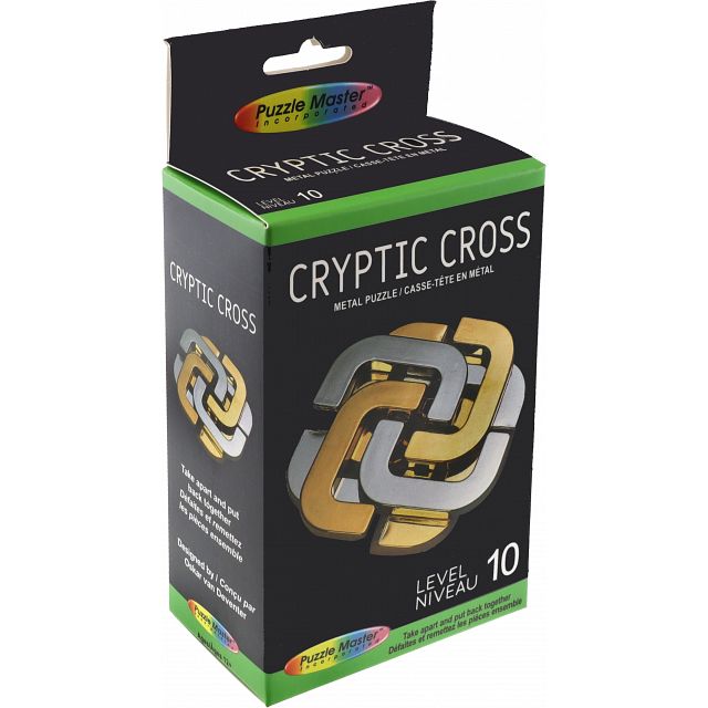 Cryptic Cross Metal Puzzle - Difficulty Level 10/10