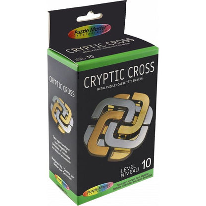 Cryptic Cross Metal Puzzle - Difficulty Level 10/10