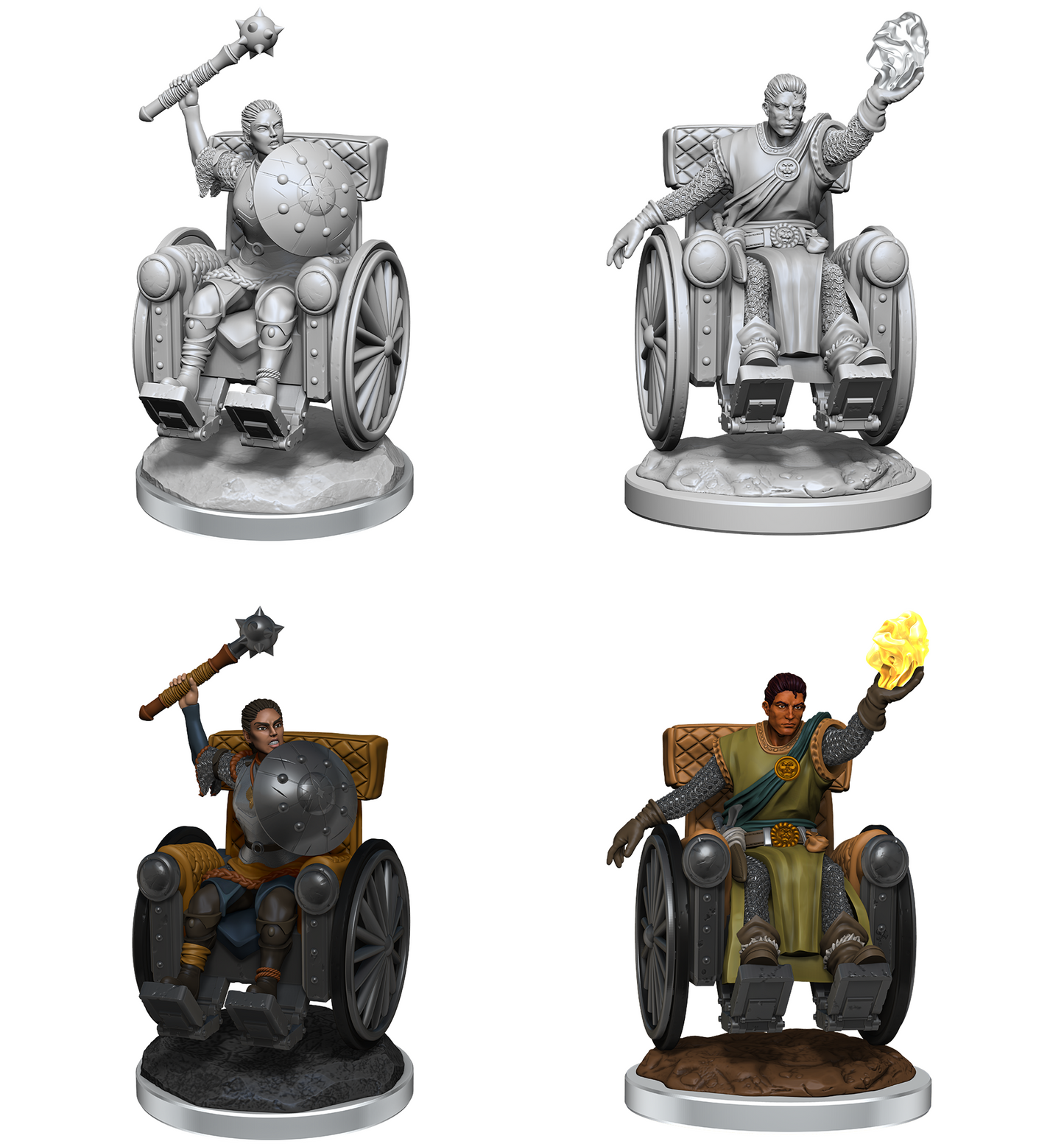 D&D - Human Cleric (Wheelchair)