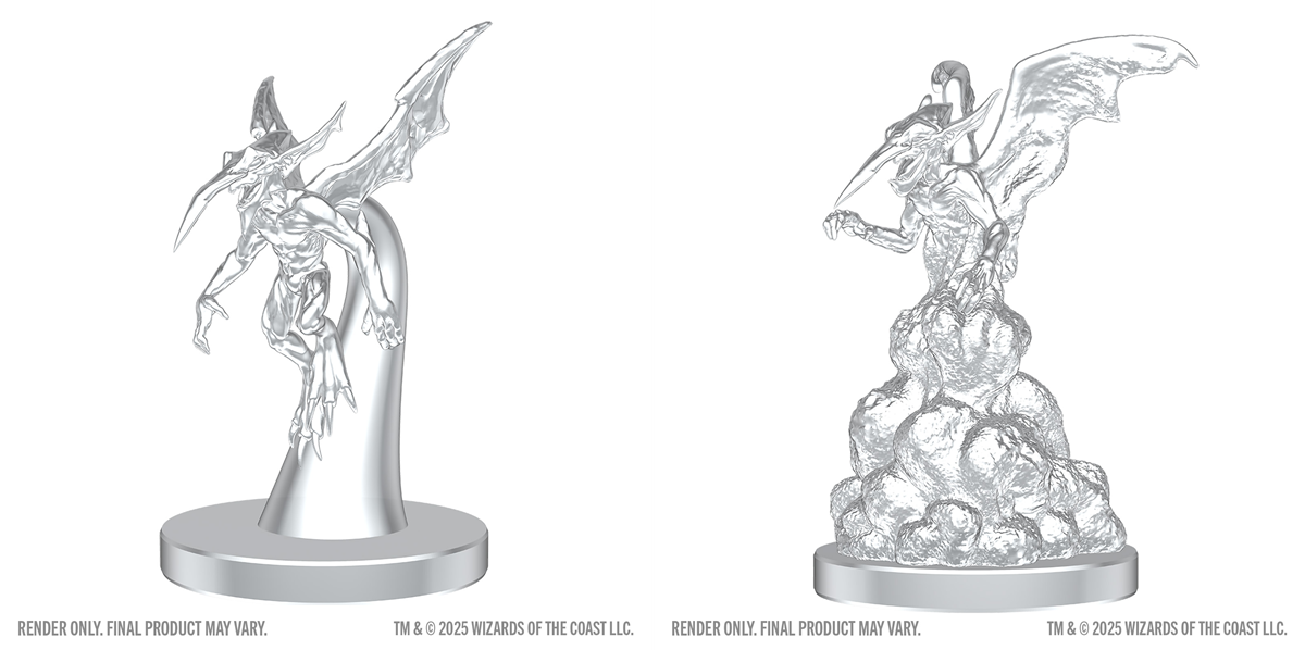 D&D - Ice Mephit & Dust Mephit