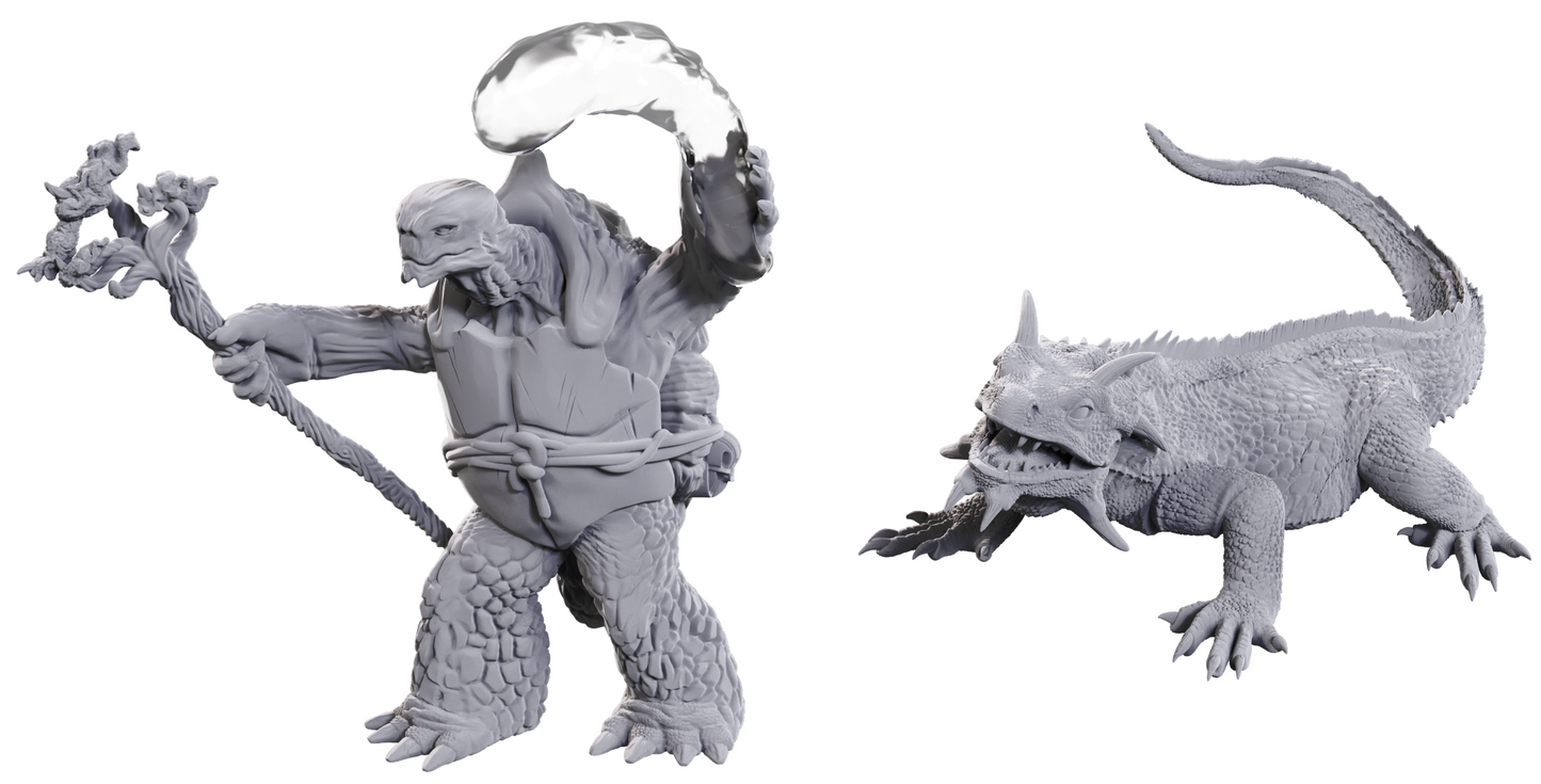 D&D - Tortle Druid & Wild Shape Giant Lizard