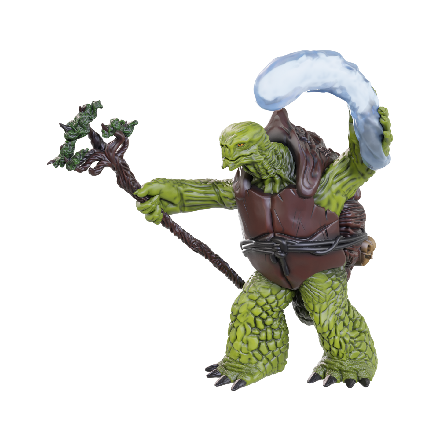 D&D - Tortle Druid & Wild Shape Giant Lizard