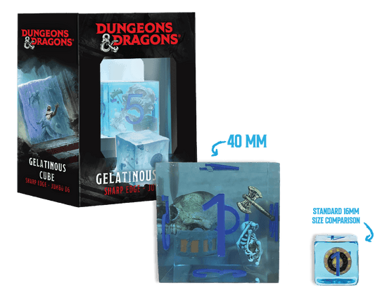 D&D Gelatinous Cube Jumbo D6