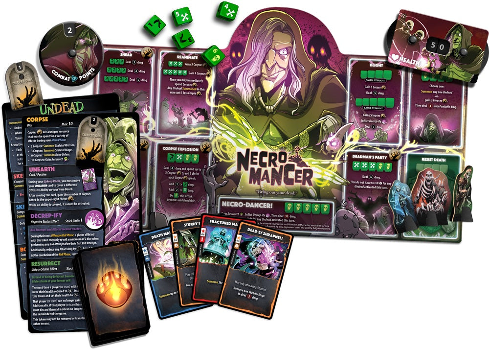 Dice Throne Hero Pack - Necromancer